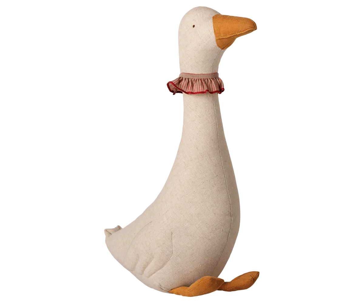 Maileg Gans 38 cm Natur Leinen