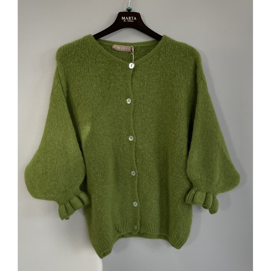 Marta du Chateau Strickjacke Grass Grün L / XL