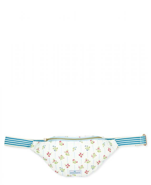 GreenGate Hannah Gürteltasche Bauchtasche Blumen blau