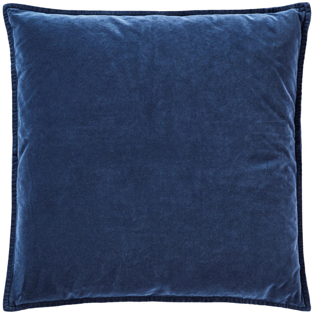 IB Laursen Kissen Velours 52 x 52 Indigo Blau