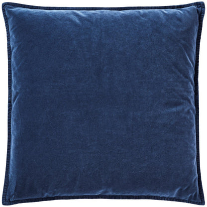 IB Laursen Kissen Velours 52 x 52 Indigo Blau