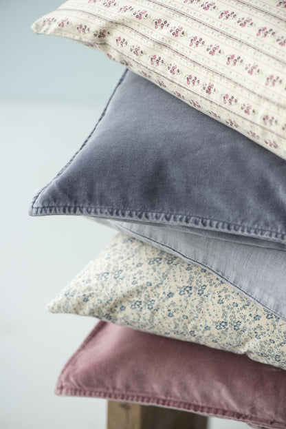 IB Laursen Kissen Velours 52 x 52 Purple Ash