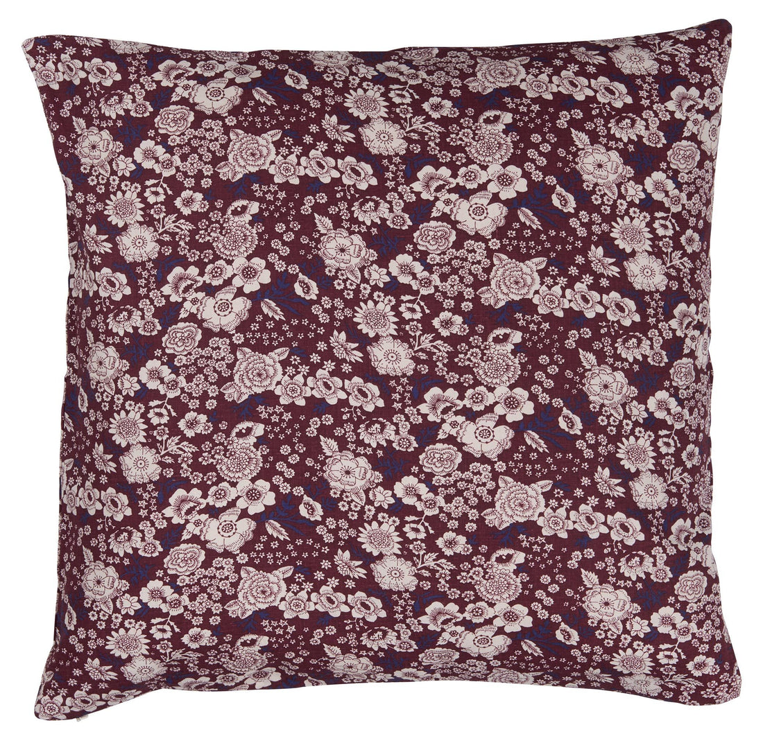 IB laursen Kissenbezug Blumen Pflaume 50 x 50 Baumwolle 1901-53