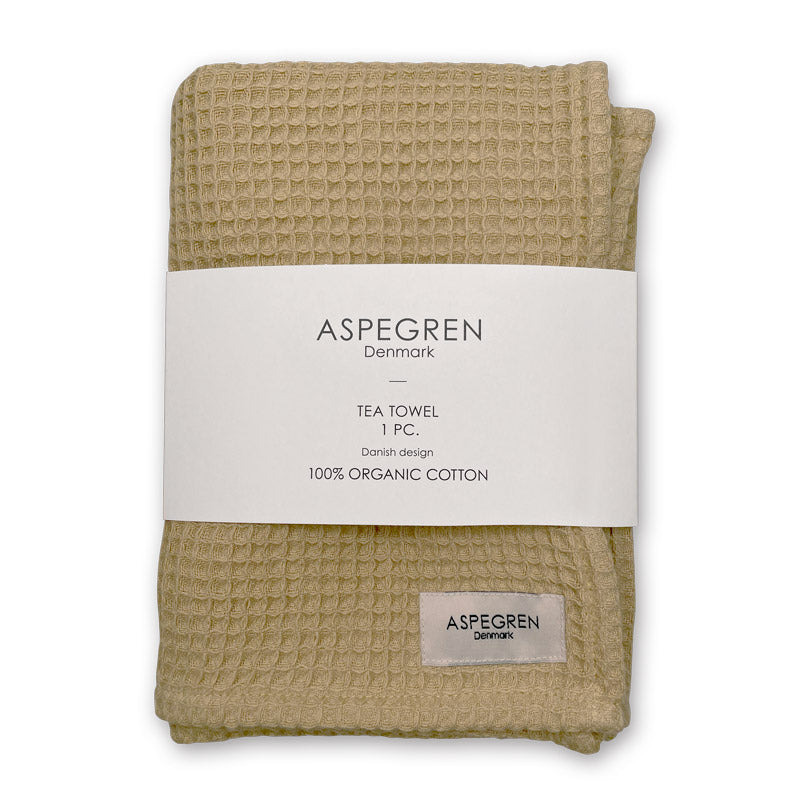 Aspegren Geschirrtuch North Öko Khaki Gelb Muskat