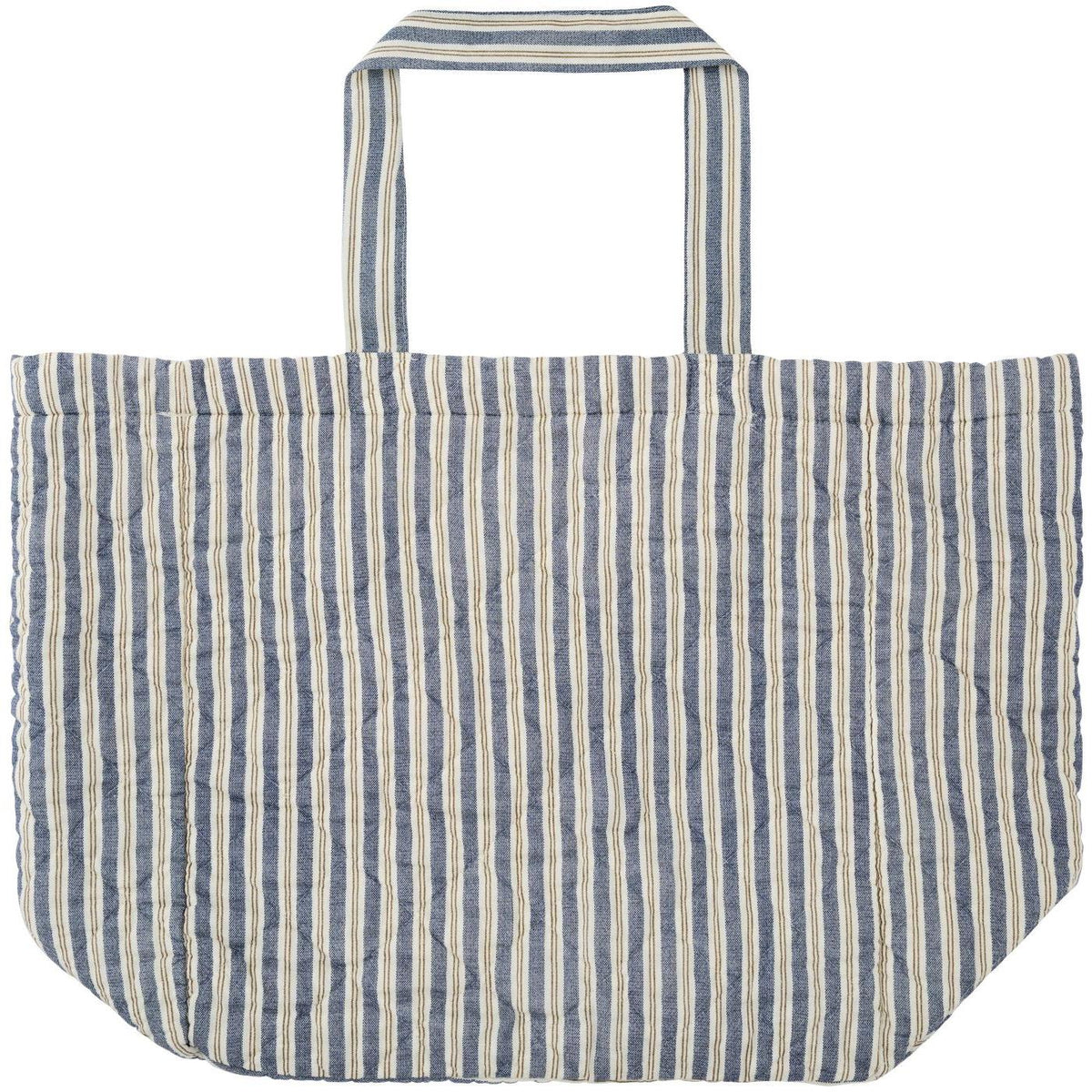 IB Laursen Tasche Beutel 40 x 45 cm Blau Braun Baumwolle H/W 2026
