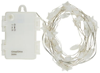 IB Laursen Lichterkette 40 Sterne für Draußen L 420 cm Timer