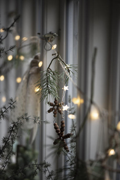 IB Laursen Lichterkette 40 Sterne für Draußen L 420 cm Timer