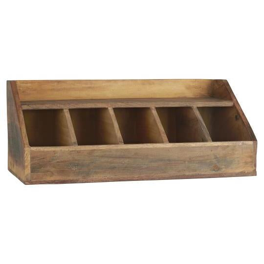 IB Laursen Holzkiste Besteckkasten Holz 5 Fächer Unika Kiste