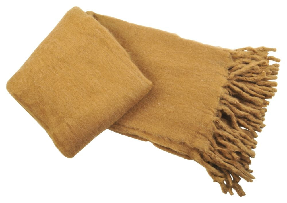 Goround Decke Plaid 130 x 170 Nutmeg Braun