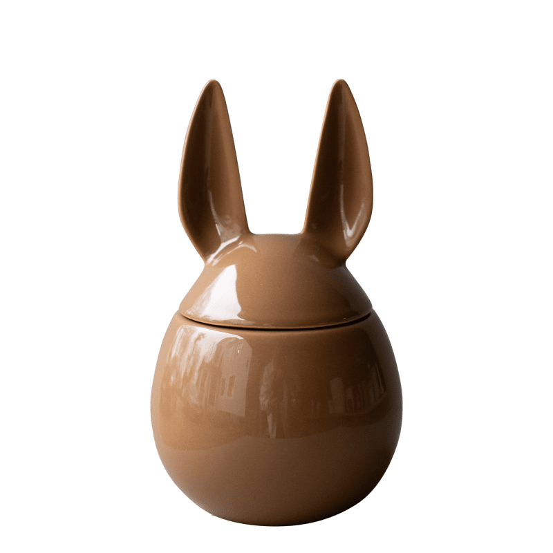DBKD Hasendose braun 14 cm Keramik Ostern