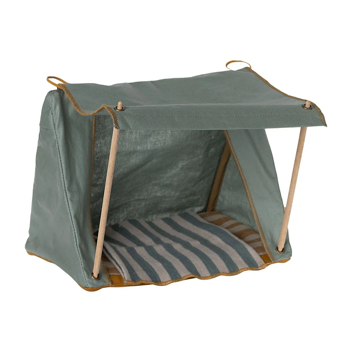 Maileg Happy Camper Zelt Maus 18 cm Blau