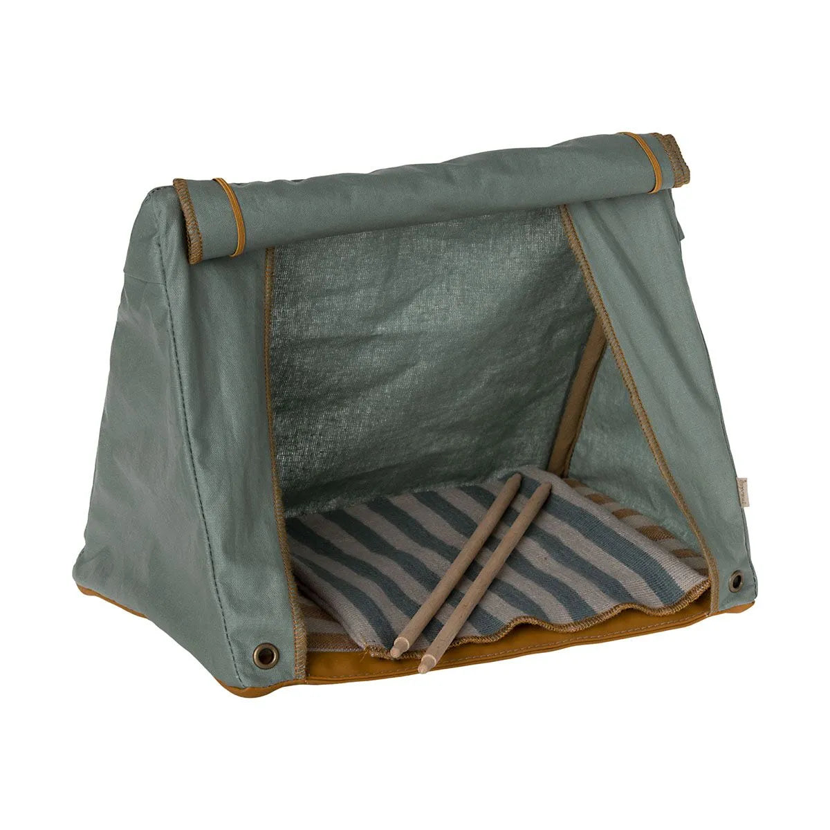 Maileg Happy Camper Zelt Maus 18 cm Blau