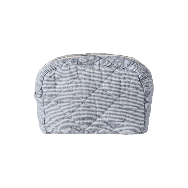 IB Laursen Kulturbeutel Kosmetiktasche 23 cm Blau Streifen