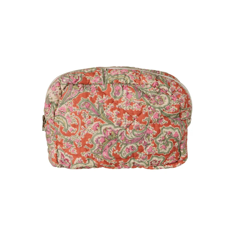 IB Laursen Kultuttasche Kosmetiktasche Rot Ornament 23 cm