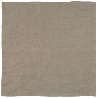 IB Laursen Serviette Freja Soil BW Leinen 40x40