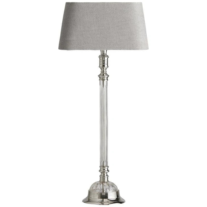 Lene Bjerre Casey Tischlampe 58,5 cm Silber ohne Lampenschirm