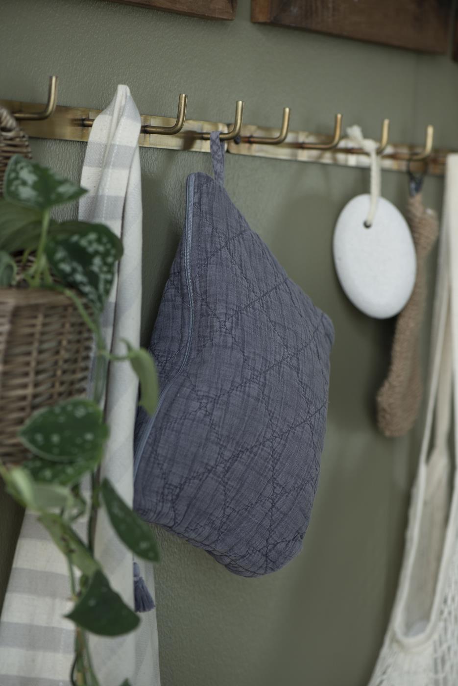 IB Laursen Kosmetiktasche Kulturtasche Purple Ash 28 cm