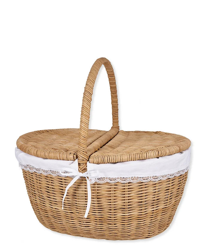 GreenGate Picknickkorb Korb Picknick Natur Rattan