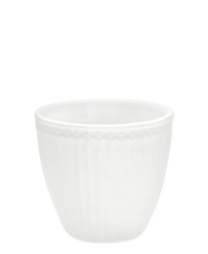 GreenGate Alice Becher Kaffeebecher Weiß 10 cm
