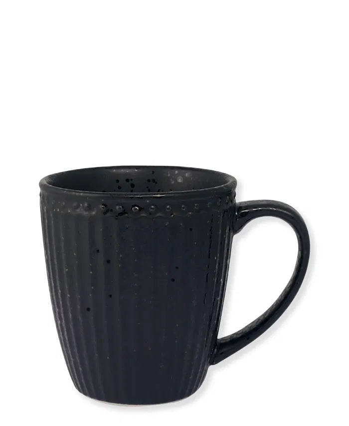 GreenGate Becher mit Henkel Volcano Schwarz 10 cm