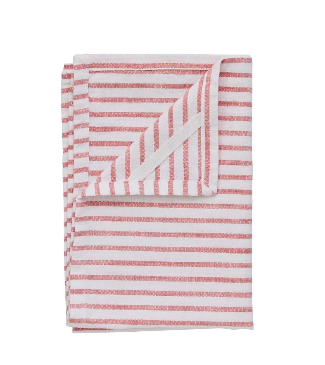 Lene Bjerre Geschirrtuch Streifen 70x50 cm Baumwolle Koralle