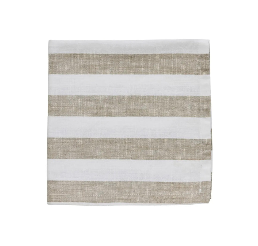 Lene Bjerre Stoffserviette Streifen Baumwolle 40x40 cm