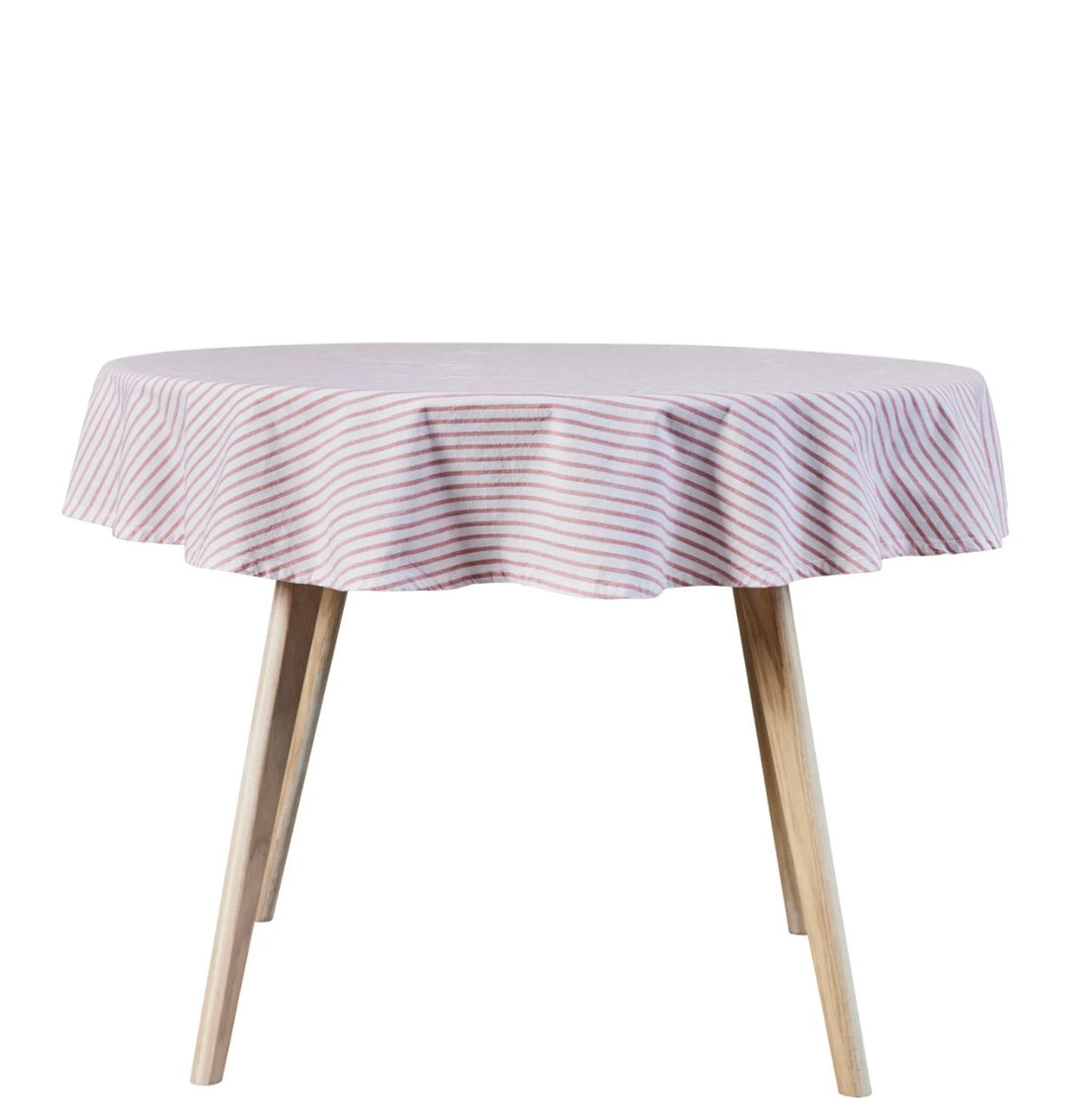 Lene Bjerre Tischdecke Streifen Rund 140 cm Coral