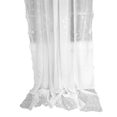 Van Deurs Gardine 200x260 cm Romantik Creme Offwhite