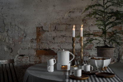 Ernst Tischdecke Streifen grün breit 145x300 cm