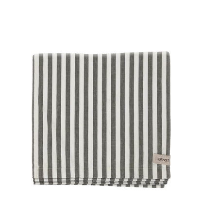 Ernst Tischdecke Streifen grün breit 145x300 cm