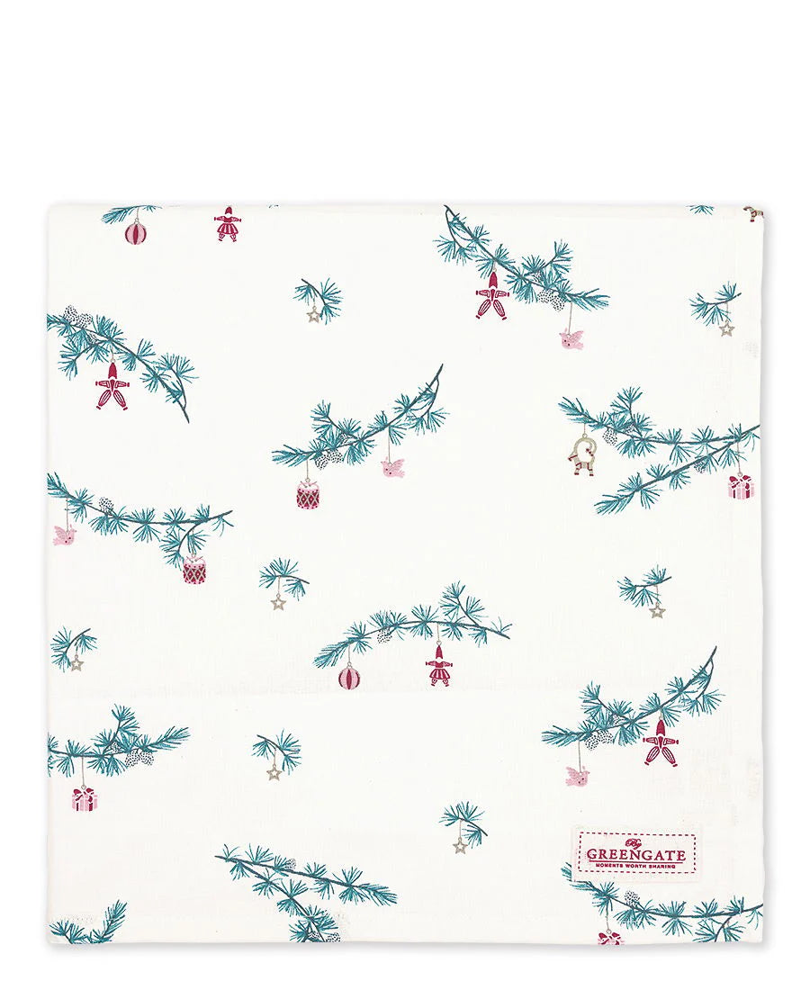 GreenGate Juana Tischdecke 150x150 cm Weihnachten