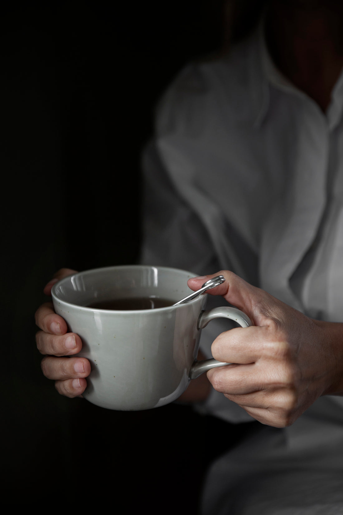 Ernst Tasse Jumbotasse Teetasse Sandgrau