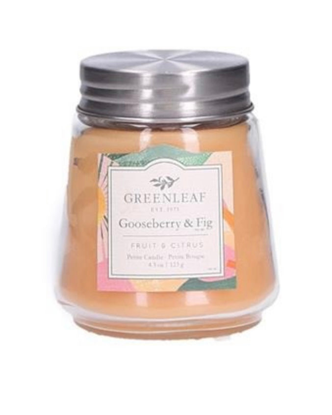 Greenleaf Gooseberry &amp; Fig Duftkerze 123g FruitCitrus