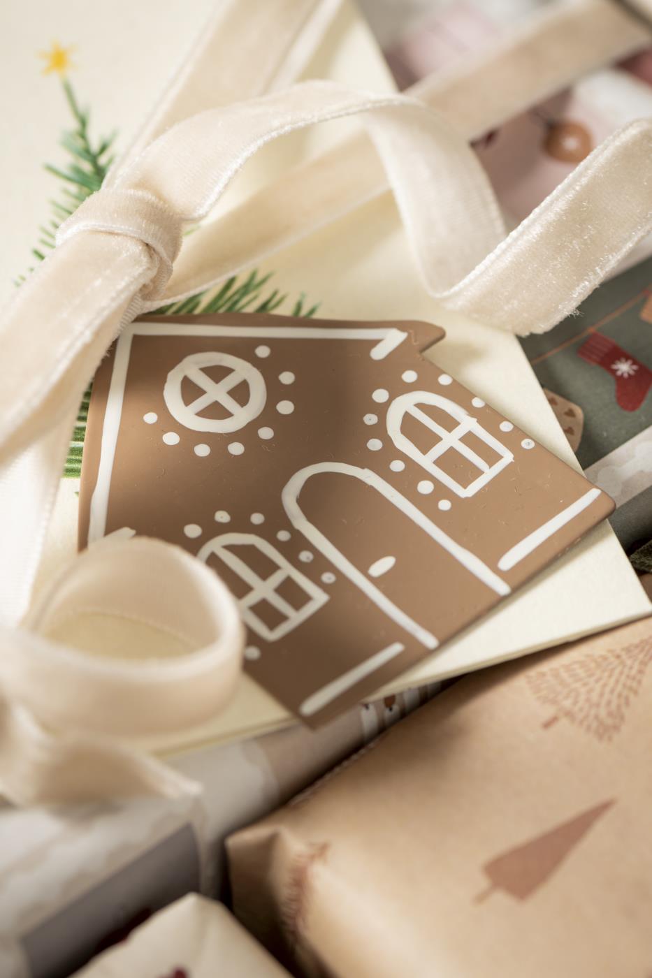 IB Laursen Lebkuchenhaus zum hängen Set Stillenat 6 cm