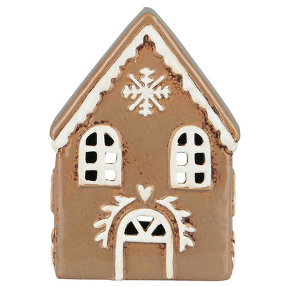 IB Laursen Haus Lichterhaus Stillenat Gingerbread Schneekristall 15,5 cm
