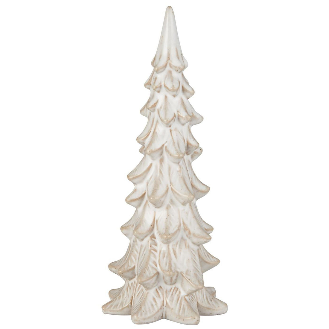 IB Laursen Tannenbaum meliert weiß Keramik 25 cm