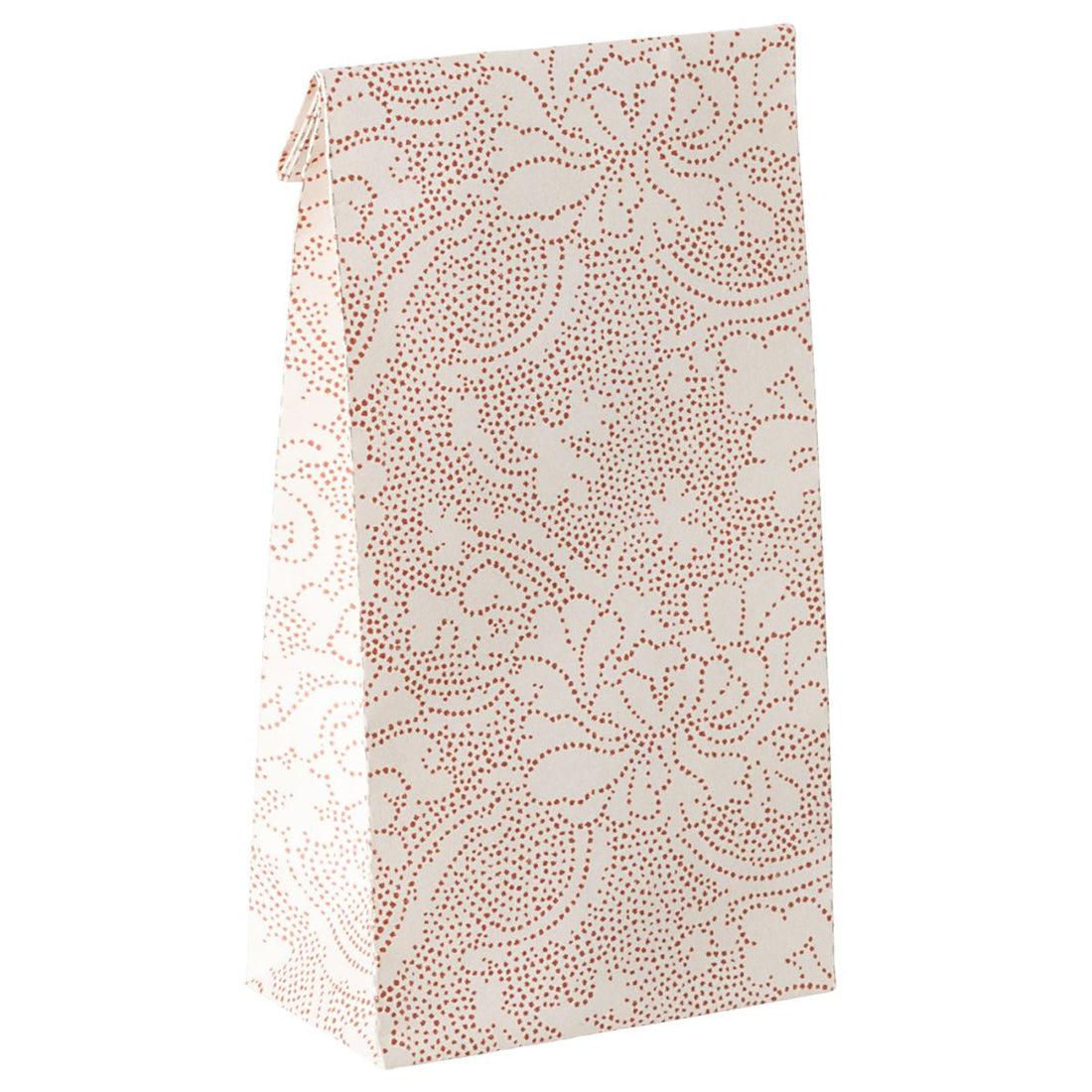 Maileg Buntfalttüte Muster Mae Rot klein 24 cm Geschenktüte