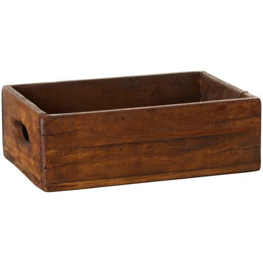 IB Laursen Kiste Unika Holz mit Griff 30 cm