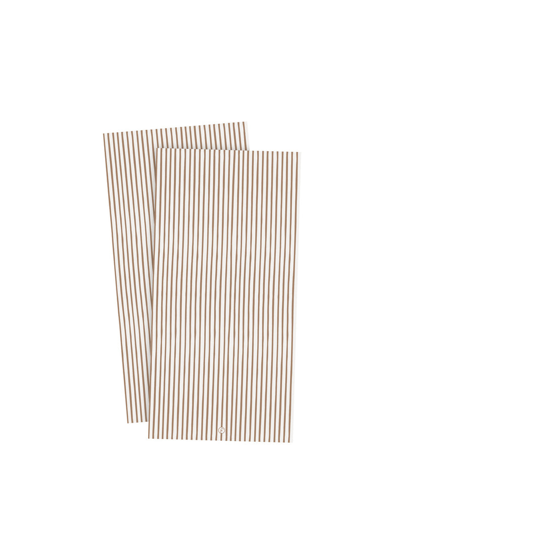 Ernst Servietten Papier länglich Streifen karamel 10x20 cm