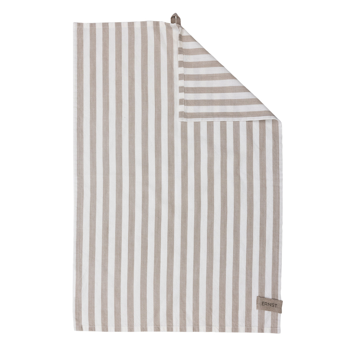 Ernst Geschirrtuch Streifen beige breit 47x70 cm