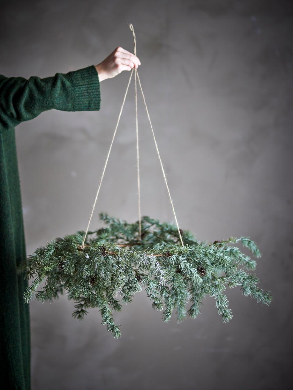 Bloomingville Kranz Cedar grün 70 cm Weihnachten
