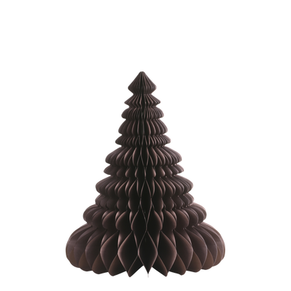 Chic Antique Tannenbaum Dekobaum braun Papier H 50 cm