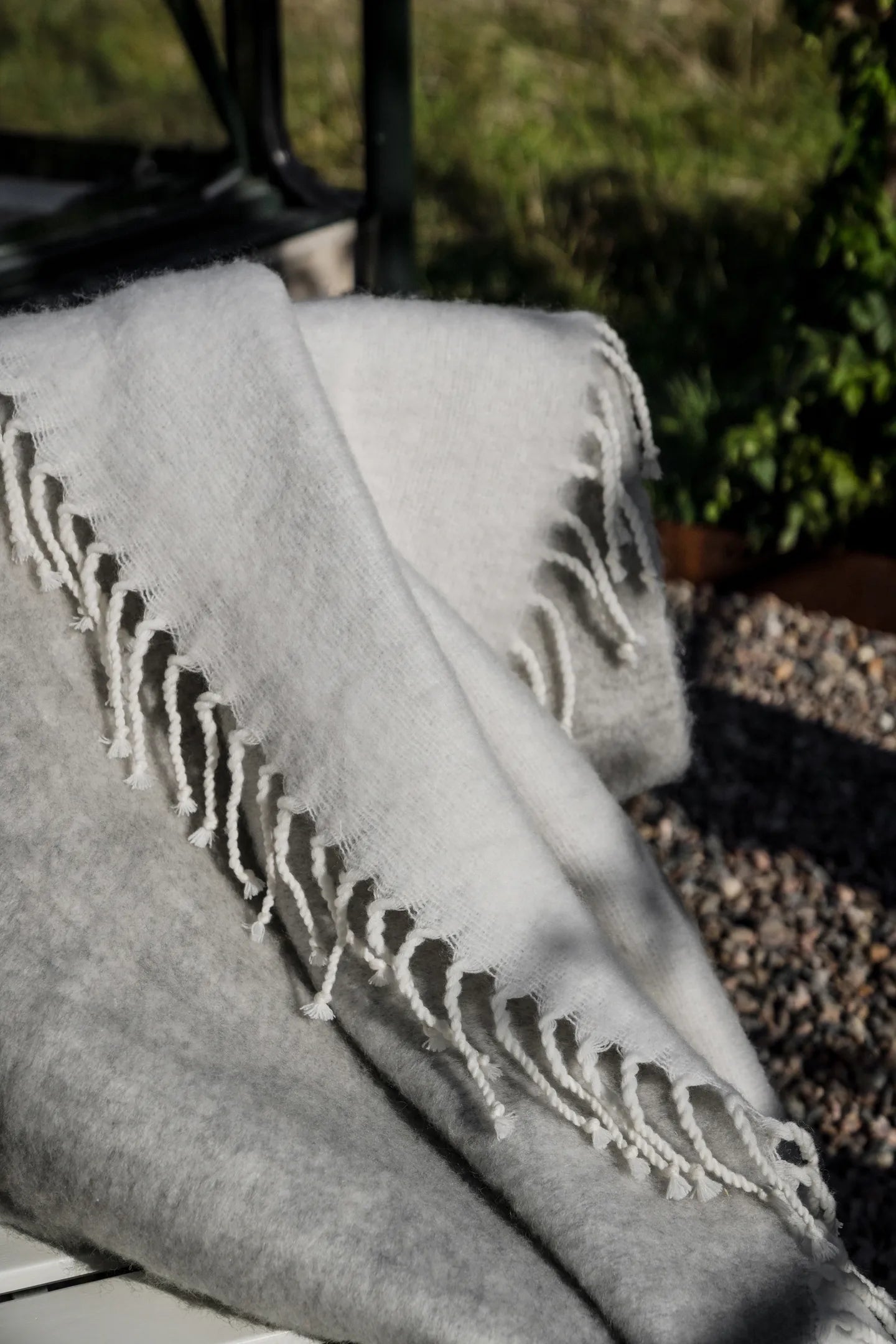 Ernst  Decke Plaid grau 130x170 cm