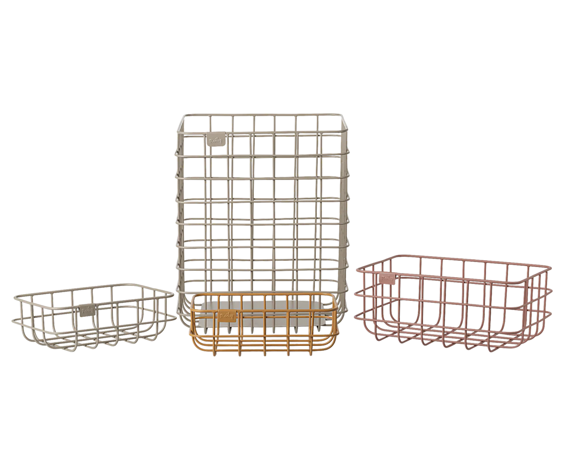 Maileg Korbset Körbe 4 tlg. Metall