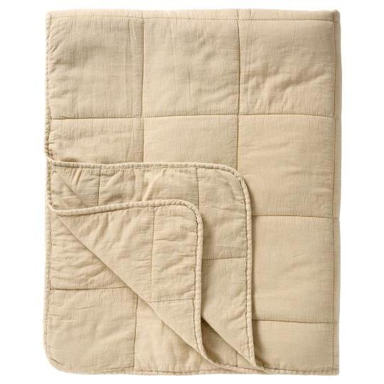 IB Laursen Quilt Plaid Vintage 240 x 240 fog natur hellbraun