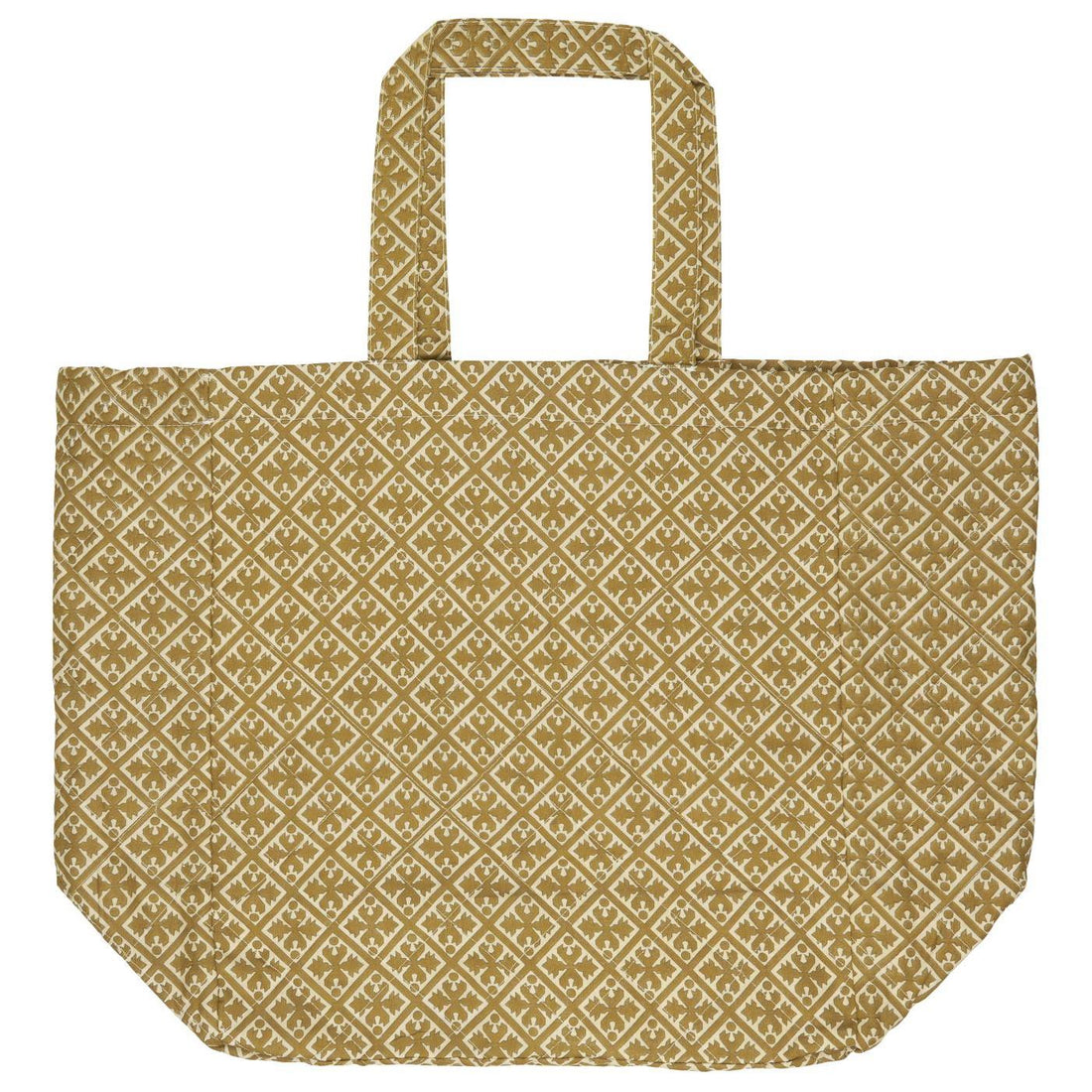 IB Laursen Tasche braun mustard Ornamente 45 cm