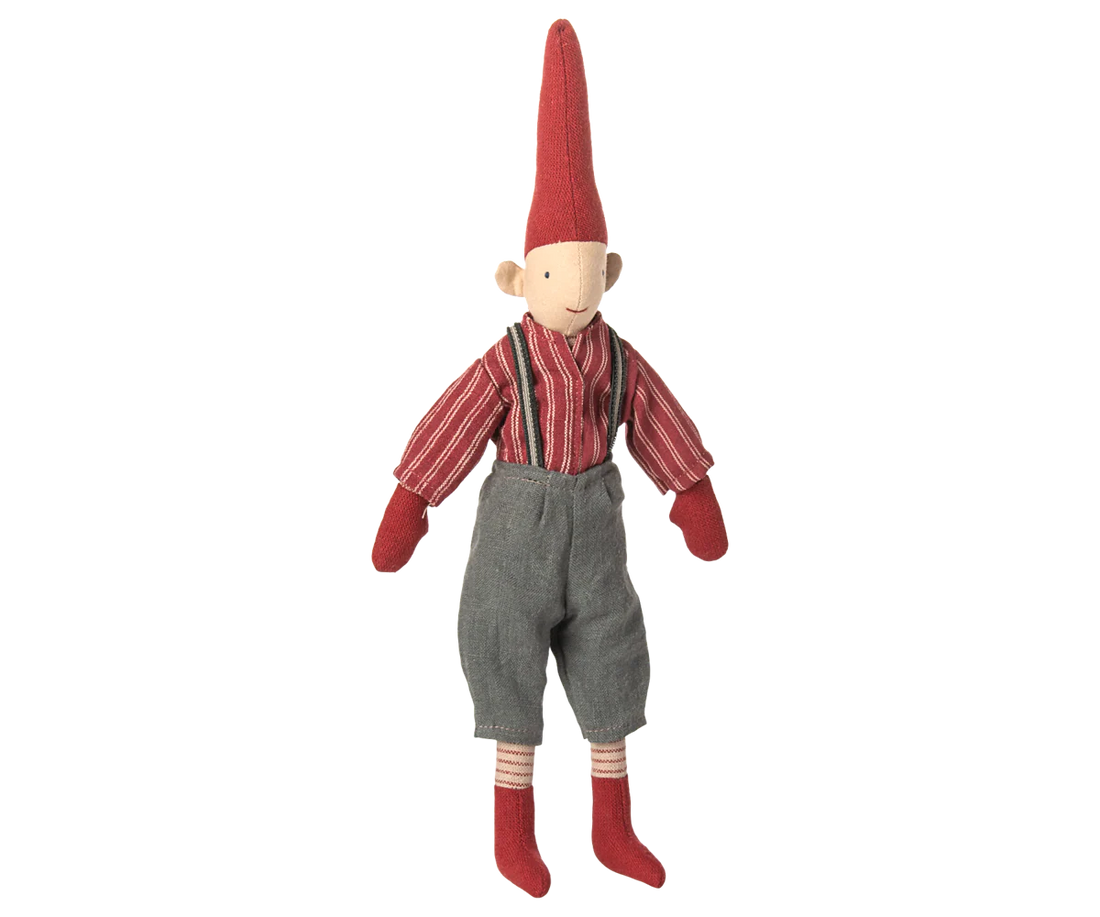 Maileg Pixy Gr. 2 Junge rotes Hemd 31 cm