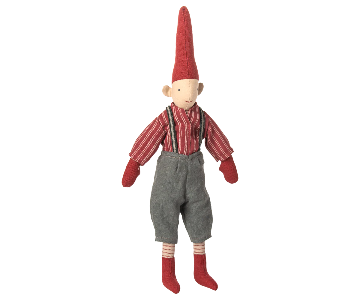 Maileg Pixy Gr. 2 Junge rotes Hemd 31 cm