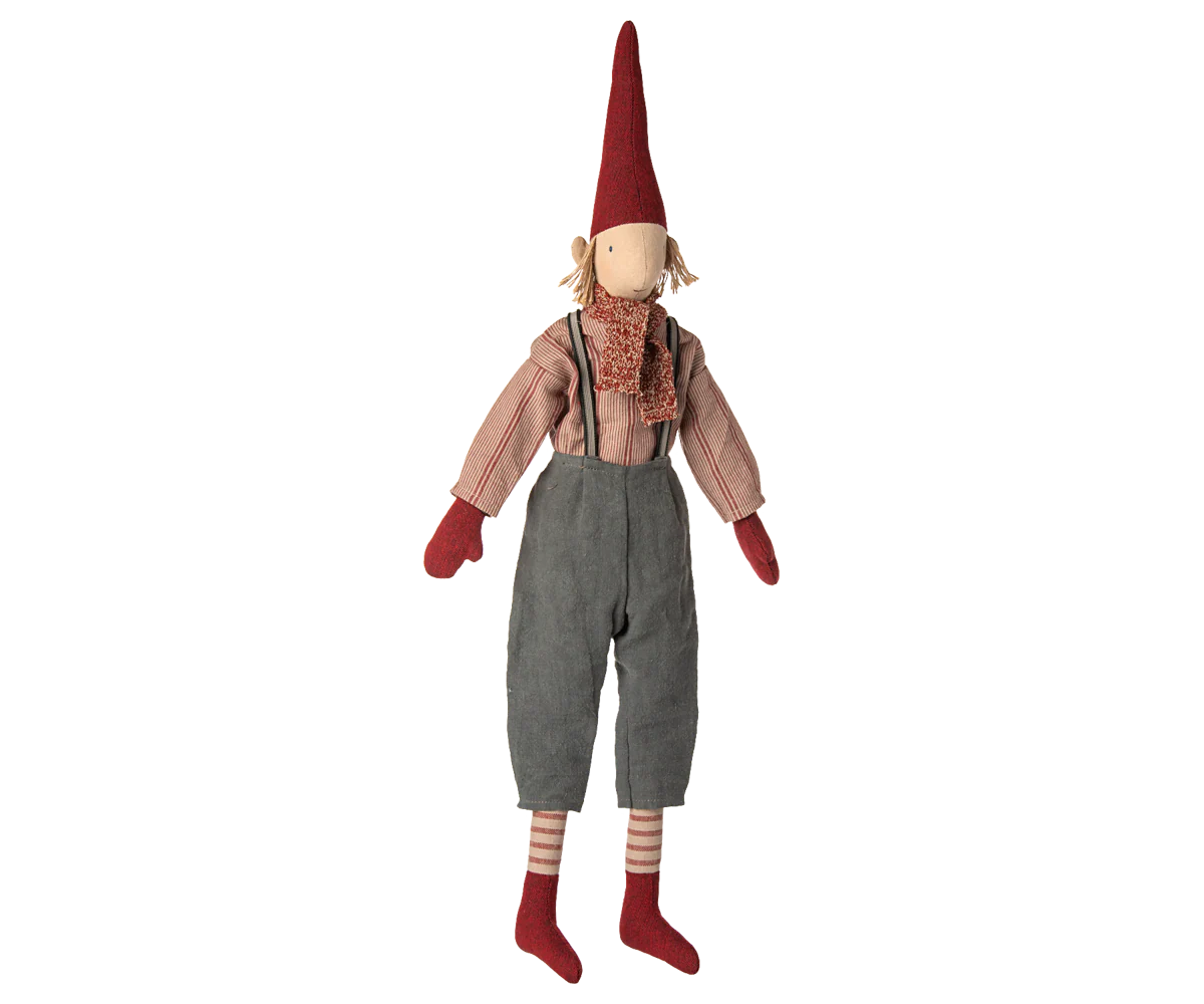 Maileg Pixy Gr. 4 Junge rotes Hemd 60 cm