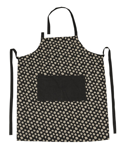 Storefactory Schürze schwarz grau 90 cm